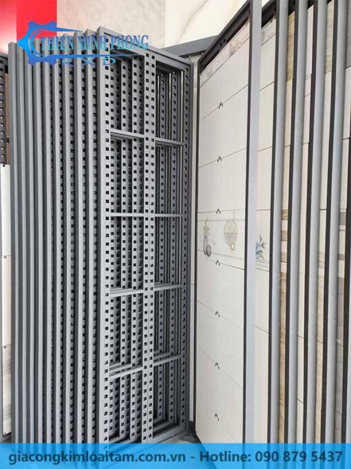 Kệ Lá Lật Nhỏ Trưng Bày Gạch 600x1200mm – 800x1600mm | Thiên Minh Phong - Hình ảnh 13