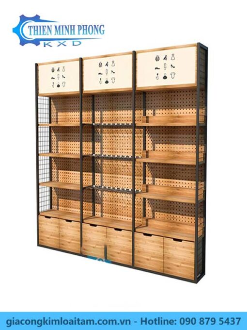 Kệ Trưng Bày Túi Xách – Kệ Showroom Thời Trang Cao Cấp | Thiên Minh Phong